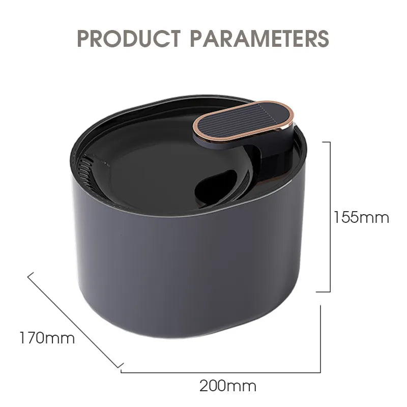 Driplux Automatische Drinkfontein Kat Hond – Slimme Sensor Waterfonteintje Huisdier