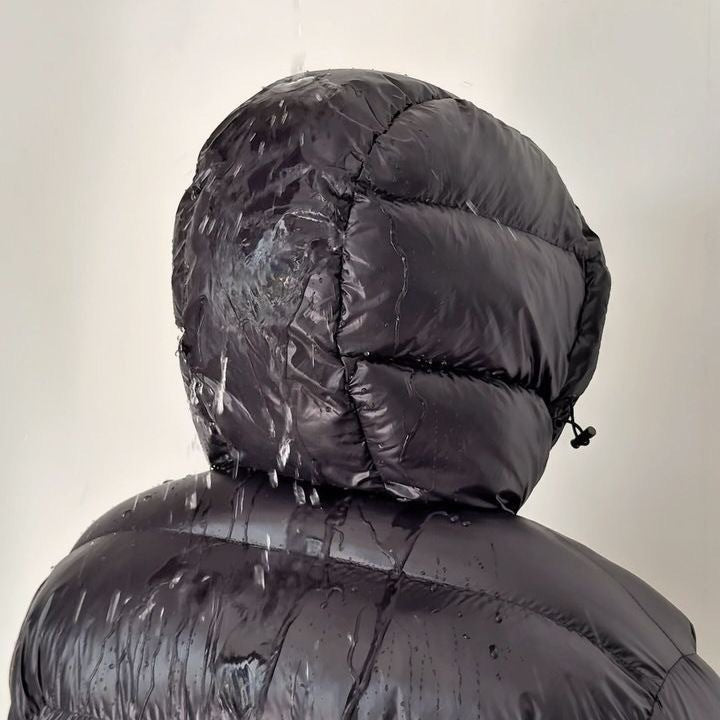 Gniewomir | Pikowana Zimowa Kurtka Puffer z Kapturem