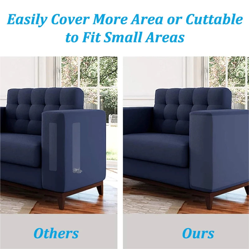 Klaurix Anti-krab Beschermer Kat 2 Stuks – Zelfklevende Transparante Meubelstickers voor Bank