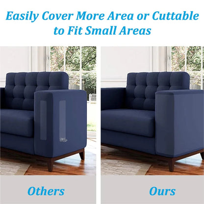 Klaurix Anti-krab Beschermer Kat 2 Stuks – Zelfklevende Transparante Meubelstickers voor Bank