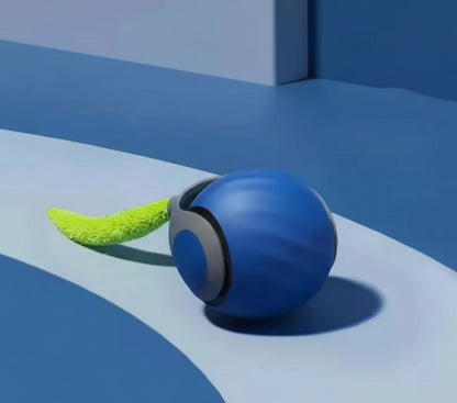 Felitrack Automatische Kattenbal Elektrisch – Interactief Speelgoed Kat met Veren