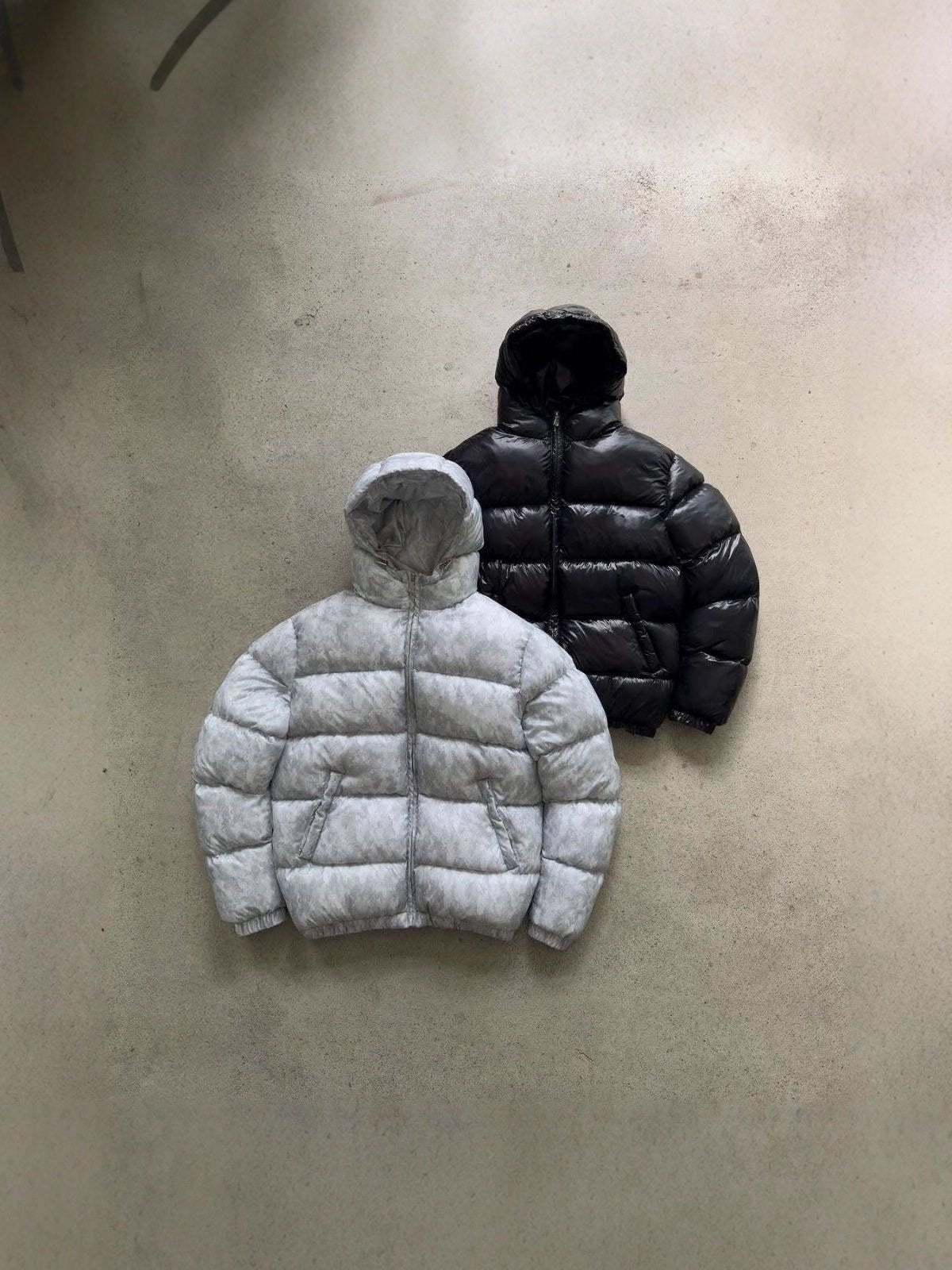 Gniewomir | Pikowana Zimowa Kurtka Puffer z Kapturem