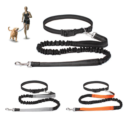 Strideo Handsfree Hondenriem Hardloopriem – Verstelbare Looplijn Hond met Heupband