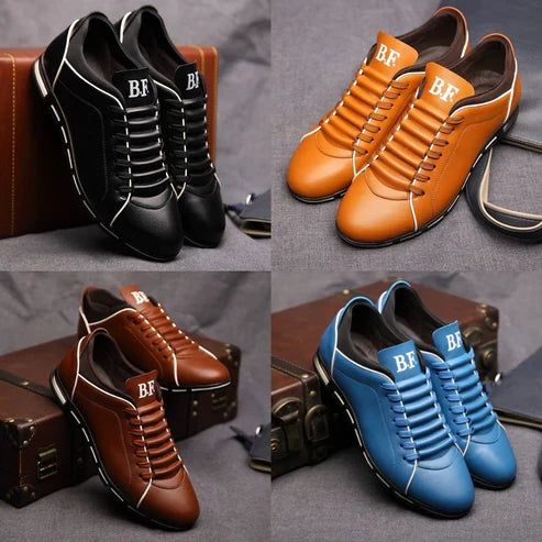 Filip | Casualowe Sneakersy Męskie z Ekoskóry