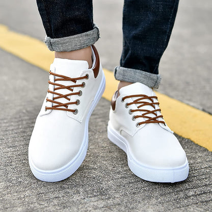 Bartosz | Płócienne Casualowe Sneakersy Męskie