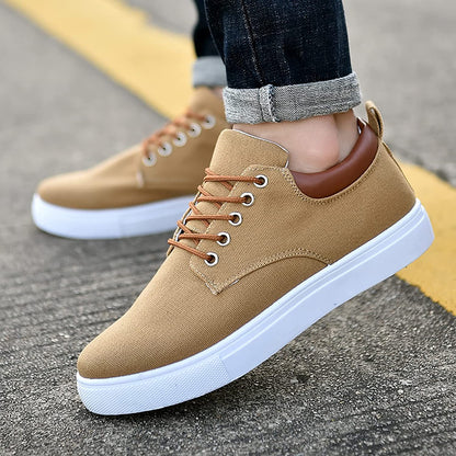 Bartosz | Płócienne Casualowe Sneakersy Męskie