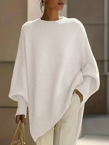 Ilona | Luźny Asymetryczny Sweter Oversize