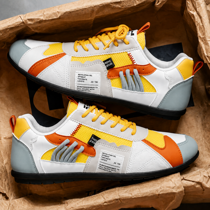 Bruno | Kolorowe Retro Sneakersy Męskie