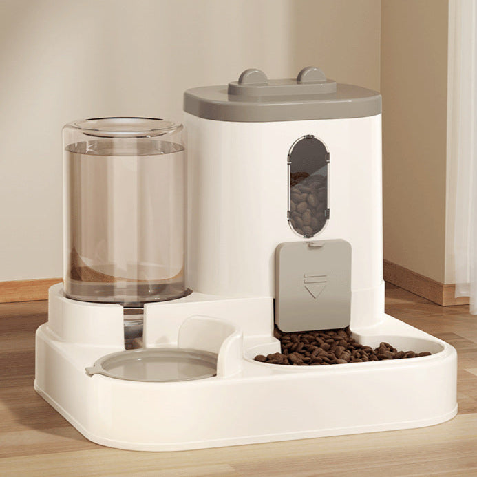 Gravilo Automatische Voer- en Waterdispenser 2-in-1 – Zelfvullende Voerbak Drinkbak Kat Hond