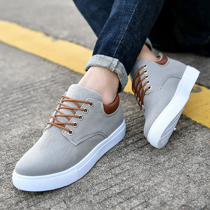 Bartosz | Płócienne Casualowe Sneakersy Męskie