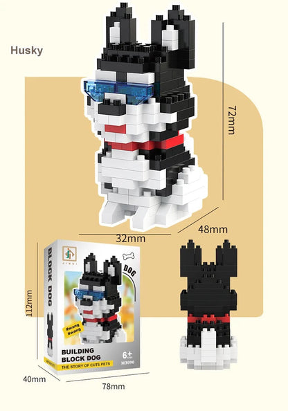 Bloxaro Honden Bouwpakket – Bouwset Hond, Bouwblokken voor Kinderen