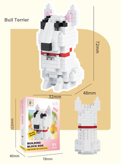 Bloxaro Honden Bouwpakket – Bouwset Hond, Bouwblokken voor Kinderen