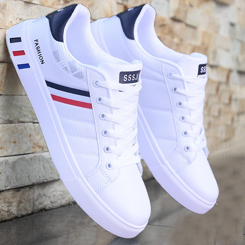 Szymon | Niskie Miejskie Sneakersy Męskie