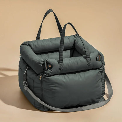 Pawvelo Honden Autostoel – Verhoogde Autostoel Hond Auto Bench Reismand