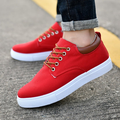 Bartosz | Płócienne Casualowe Sneakersy Męskie