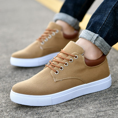 Bartosz | Płócienne Casualowe Sneakersy Męskie