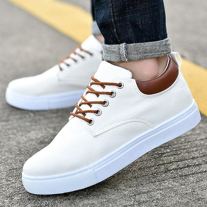 Bartosz | Płócienne Casualowe Sneakersy Męskie