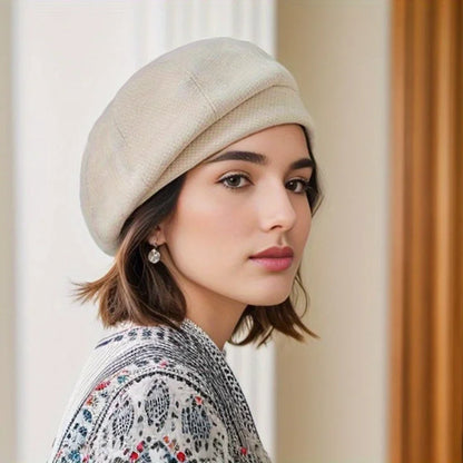 Alodia | Tweedowy Beret Damski - Pootivo