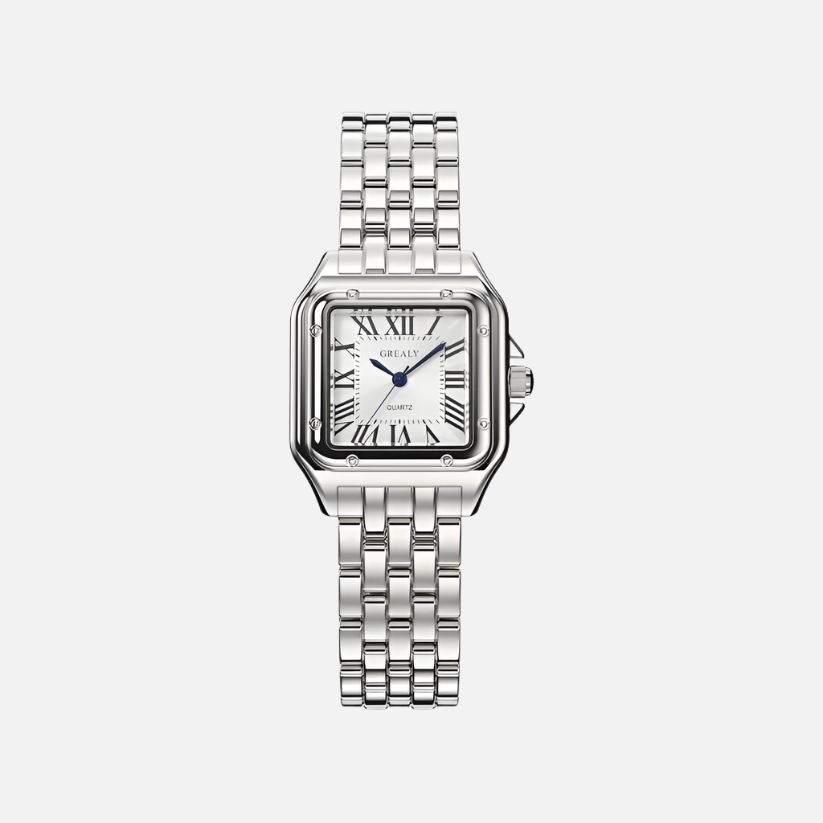 Celina | Kwadratowy Retro Zegarek Damski