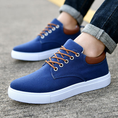 Bartosz | Płócienne Casualowe Sneakersy Męskie