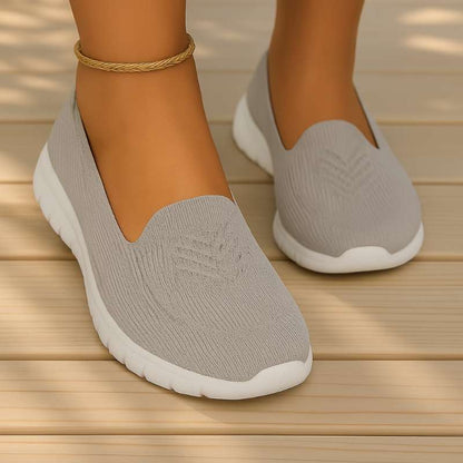 Alevra Buty Wsuwane Damskie Lekkie – Mokasyny Sportowe bez Sznurowadeł - Pootivo
