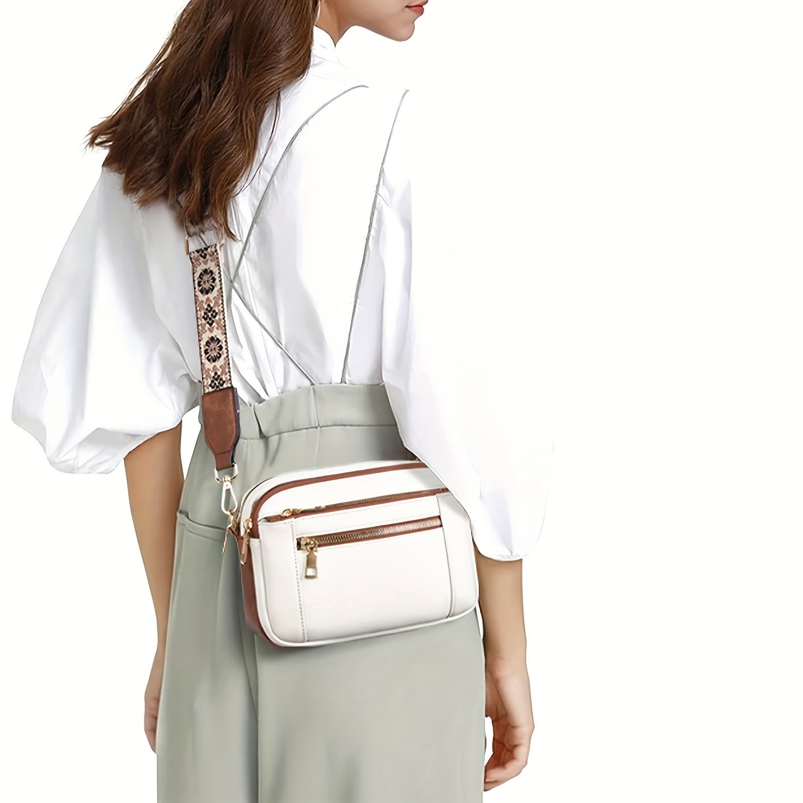 Ava | Skórzana Boho Torebka Crossbody - Pootivo