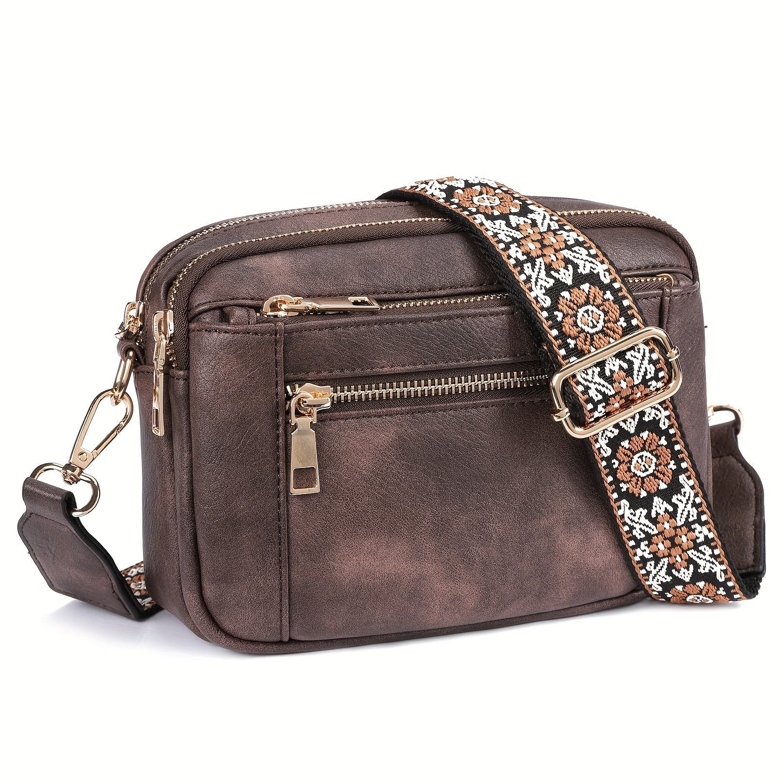 Ava | Skórzana Boho Torebka Crossbody - Pootivo