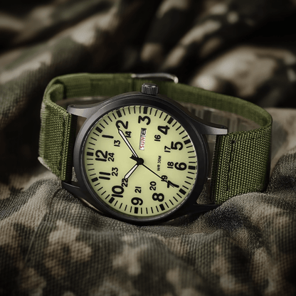 Beckett | Militarny Wodoodporny Zegarek Męski na Pasku NATO - Pootivo