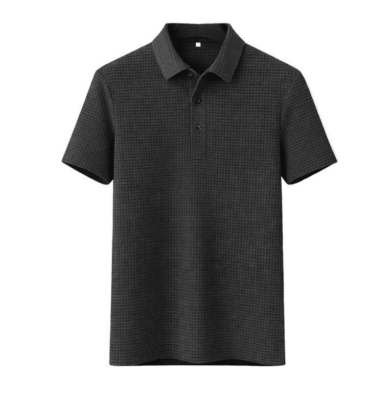 Blake Heren Poloshirt Met Wafelpatroon – Ademend en Licht, Geschikt Voor Golf en Tennis, Met Kraag - Pootivo