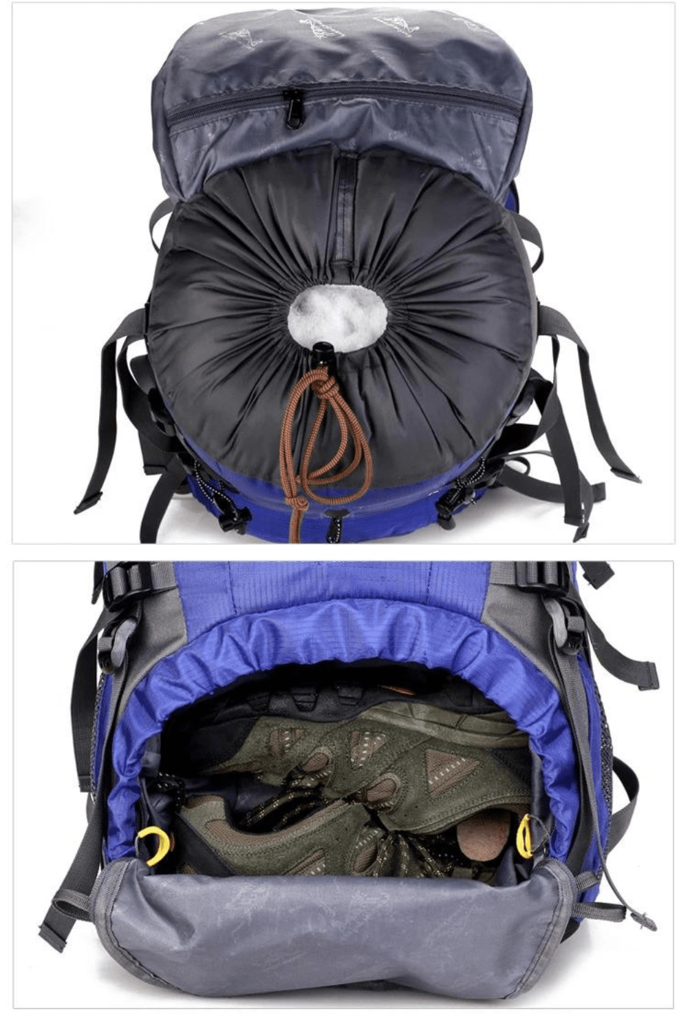 Bodhi | Wodoodporny Wielokomorowy Plecak Trekkingowy 50L - Pootivo