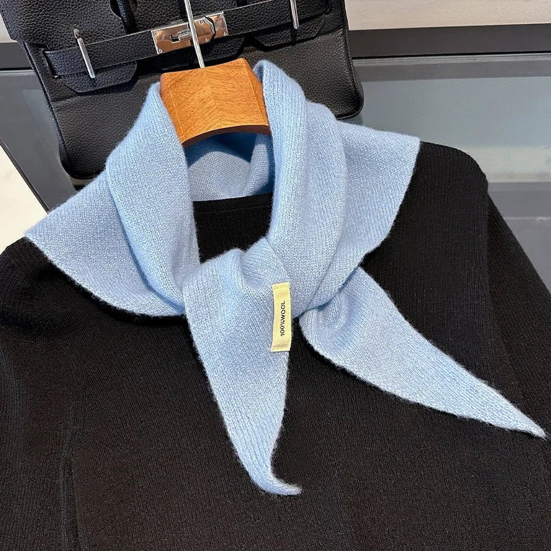 Borzymira | Miękka Zimowa Chusta Trójkątna Damska - Pootivo