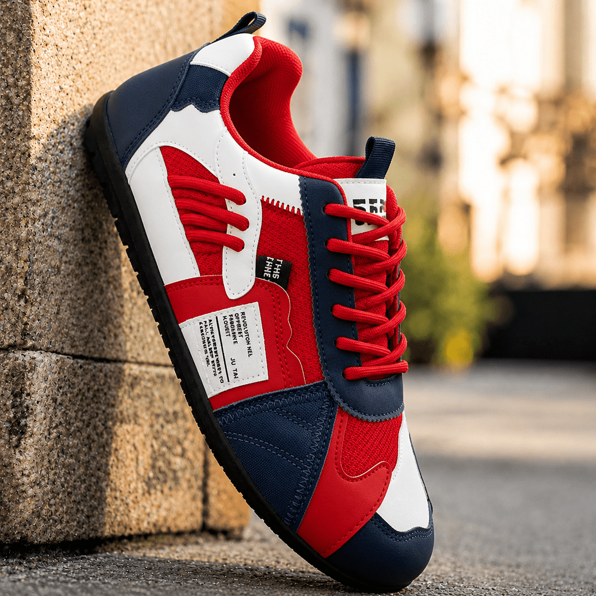 Bruno | Kolorowe Retro Sneakersy Męskie - Pootivo