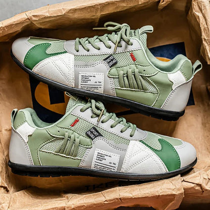 Bruno | Kolorowe Retro Sneakersy Męskie - Pootivo