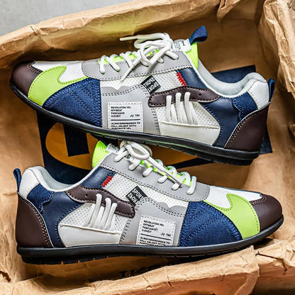 Bruno | Kolorowe Retro Sneakersy Męskie - Pootivo