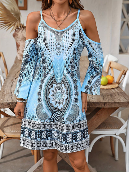 Camila | Boho Sukienka Letnia z Odkrytymi Ramionami - Pootivo