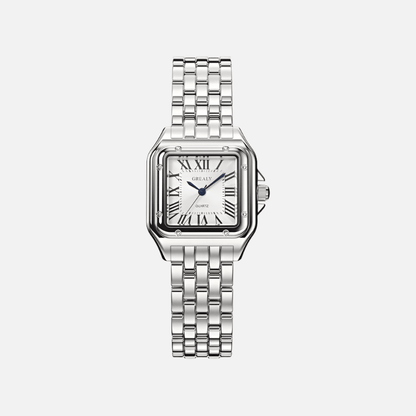 Celina | Kwadratowy Retro Zegarek Damski - Pootivo