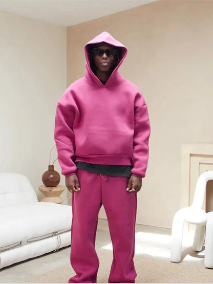Damian Dres Męski Oversize Komplet Z Kapturem - Pootivo
