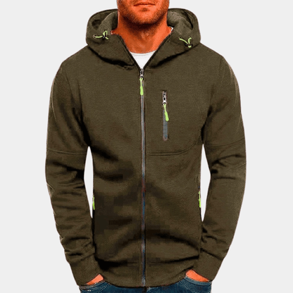 Dawson | Sportowa Rozpinana Bluza z Kapturem - Pootivo