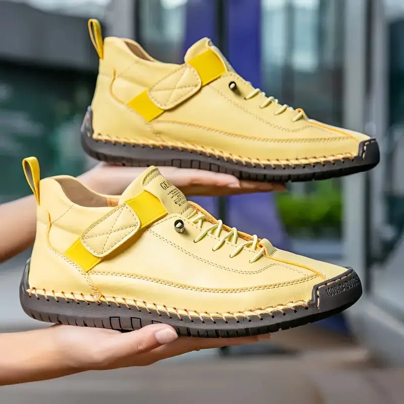Delaney | Fakturowane Sznurowane Sneakersy Damskie - Pootivo