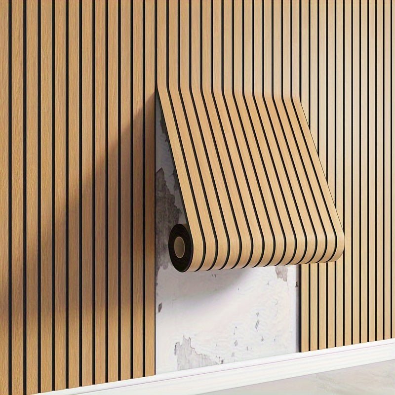EasyWall | Samoprzylepne Drewnopodobne Panele Ścienne 3D w Rolce - Pootivo