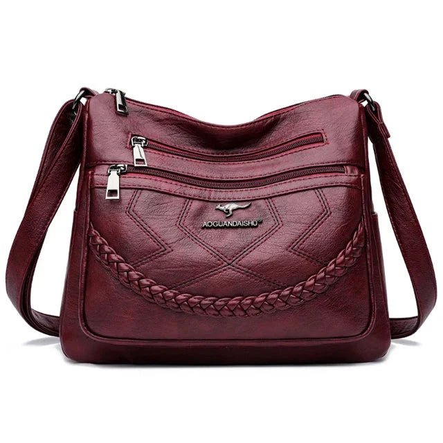 Emory | Pojemna Wielokomorowa Torebka Crossbody - Pootivo