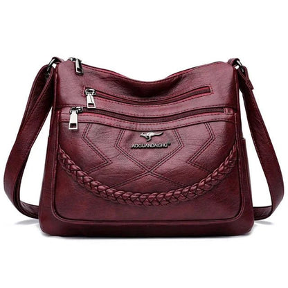 Emory | Pojemna Wielokomorowa Torebka Crossbody - Pootivo