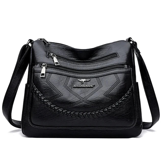 Emory | Pojemna Wielokomorowa Torebka Crossbody - Pootivo
