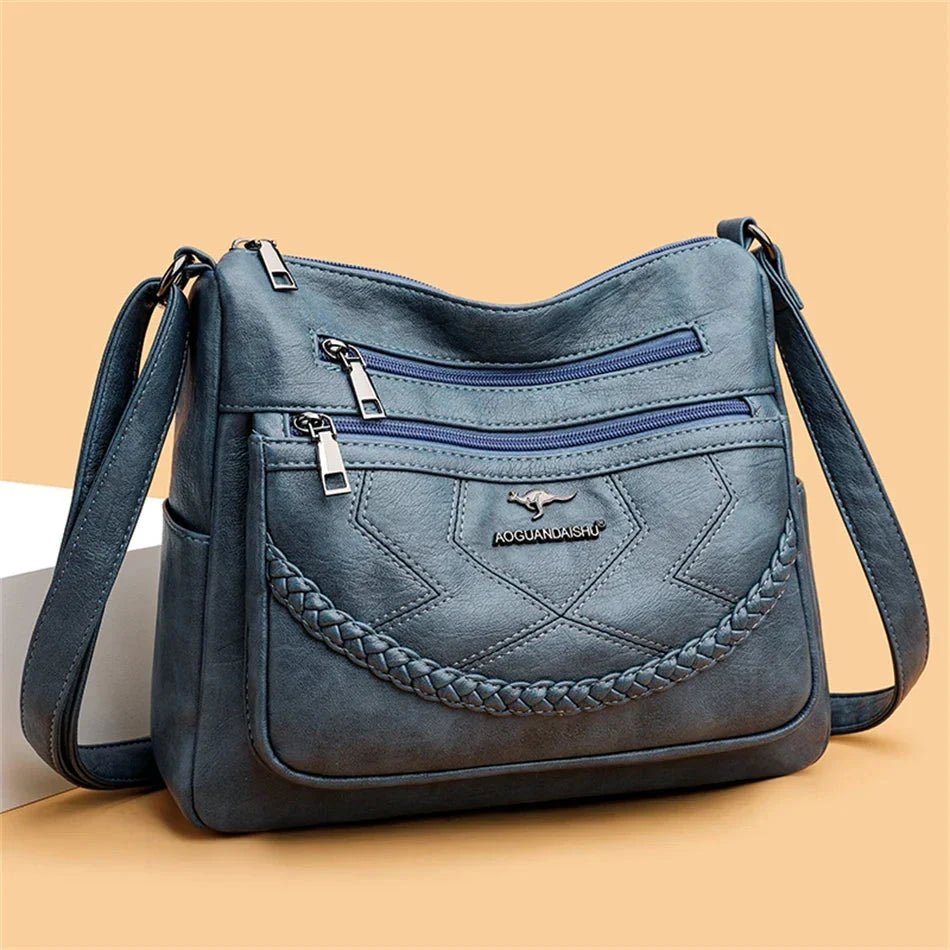 Emory | Pojemna Wielokomorowa Torebka Crossbody - Pootivo