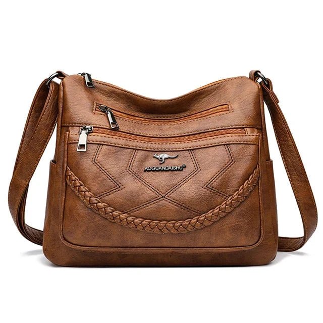 Emory | Pojemna Wielokomorowa Torebka Crossbody - Pootivo
