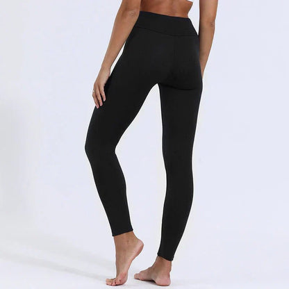 Everly | Ocieplane Polarowe Legginsy z Wysokim Stanem - Pootivo