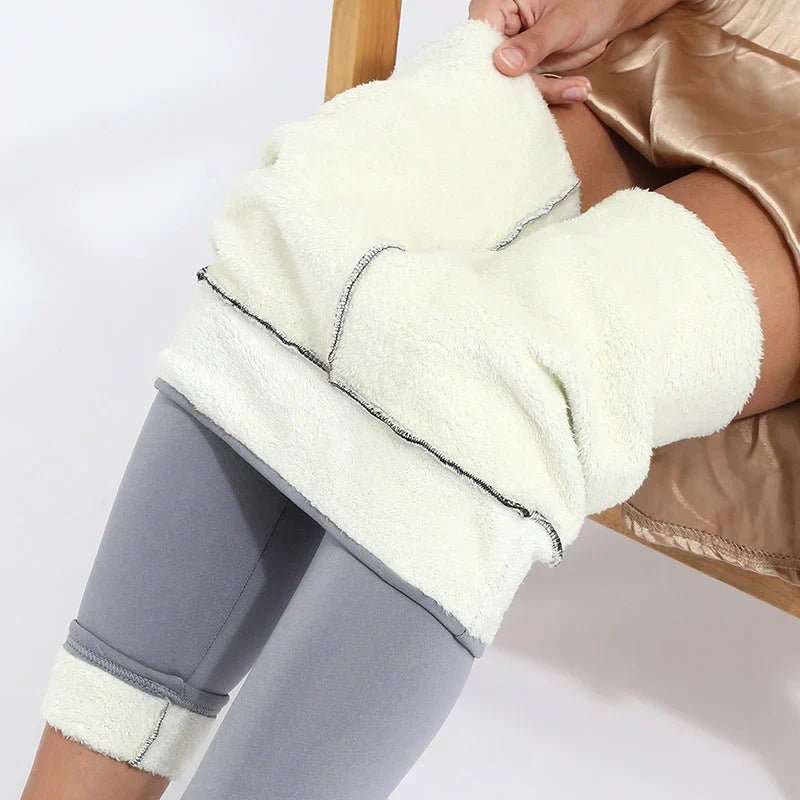 Everly | Ocieplane Polarowe Legginsy z Wysokim Stanem - Pootivo