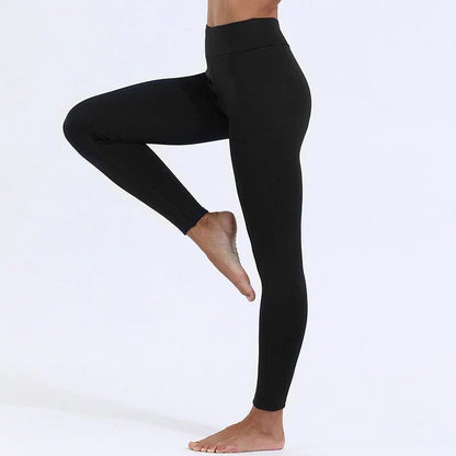 Everly | Ocieplane Polarowe Legginsy z Wysokim Stanem - Pootivo