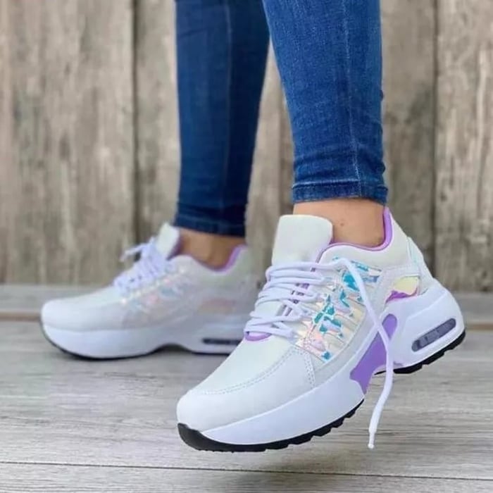 Fiora Sneakersy Damskie Buty Sportowe na Grubej Podeszwie – Adidasy - Pootivo