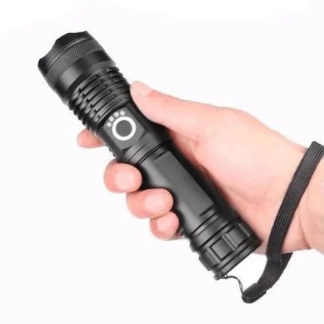 Grady | Mocna Akumulatorowa Latarka LED XHP50.2 z Zoomem - Pootivo